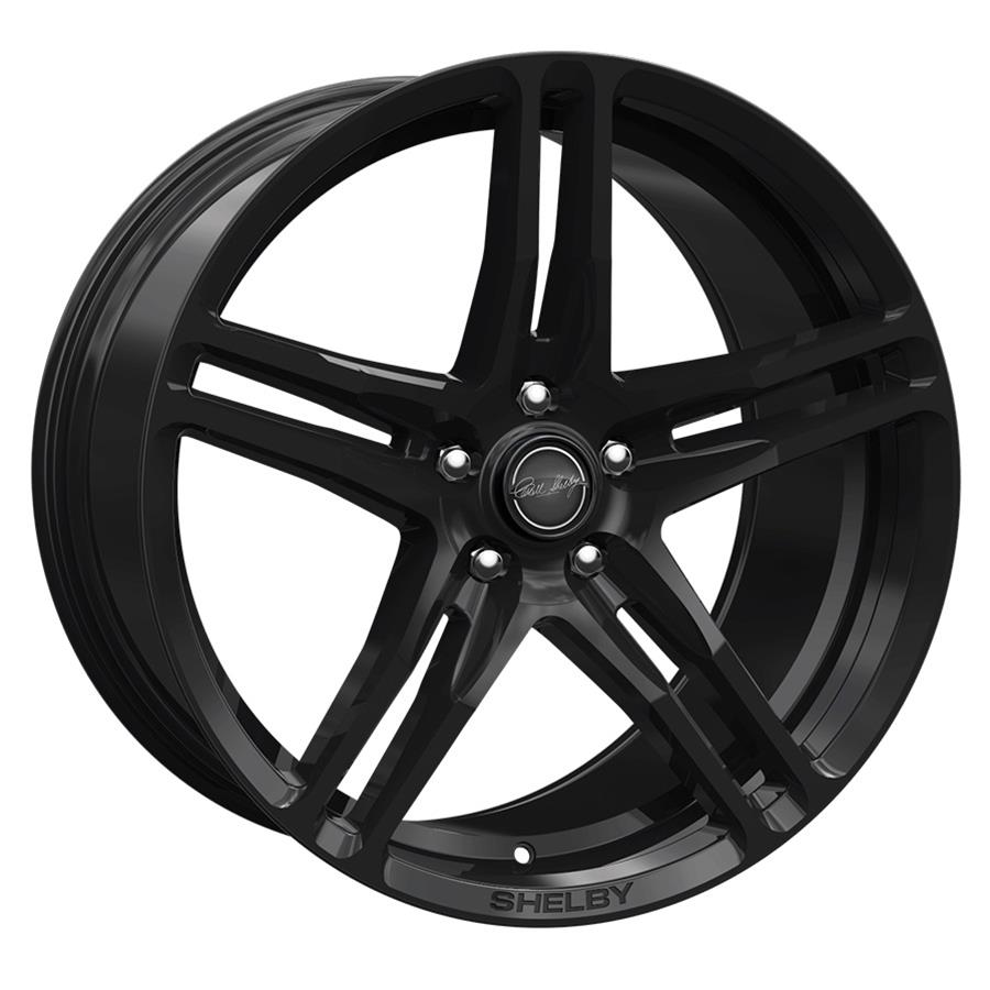 Shelby Wheels CS14 package, 20x9.5 / 20x11, Black, 2005-2020 Mustang