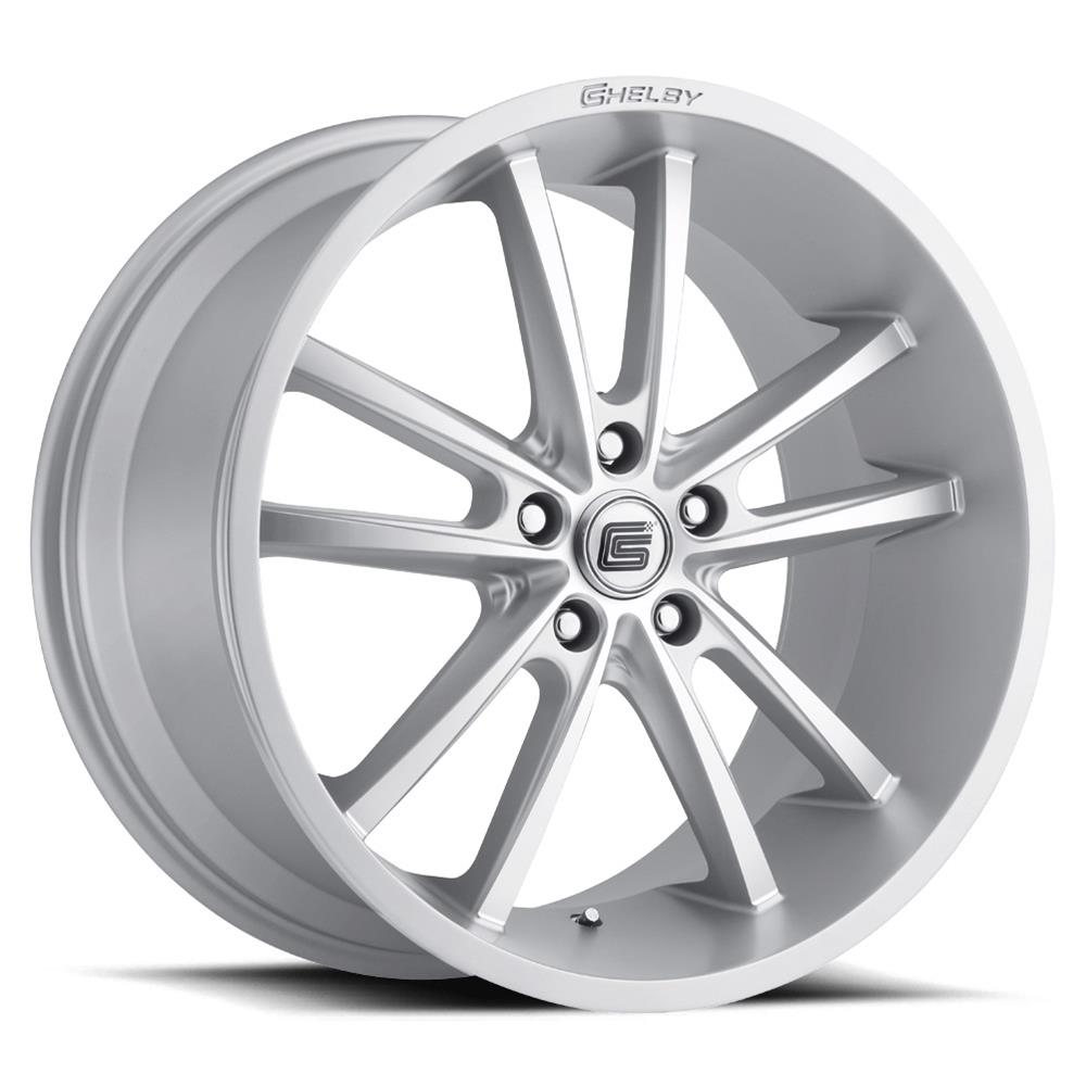 Shelby Wheels CS2 package, 20x9 / 20x11, Silver 2005-2020 Mustang