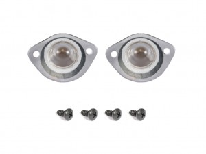 1979-93 Mustang License Light Lens Pair with screws