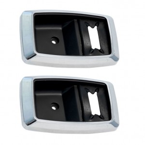 1979-93 Mustang Chrome Door Handle Bezels, Pair