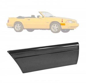 1987-90 Mustang LX Front Of Fender Body Moldings RH