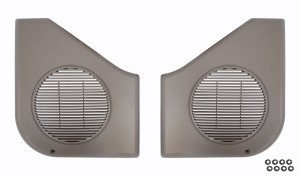 1990-93 Mustang Door Speaker Grilles - Titanium