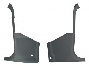 1983-93 Mustang Hardtop Kick Panels Smoke Gray