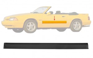 1987-93 Mustang LX LH Door Body Molding