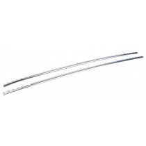 1987-93 Mustang Door Armrest Chrome Trim Strips, pair