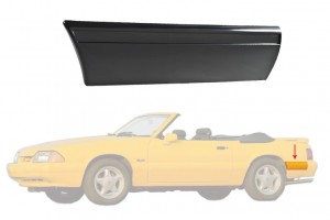 1987-93 Mustang LX Rear Of Quarter Molding - LH