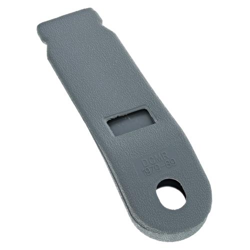 1979-89 Mustang Seat Belt Buckle Holder Sleeve, Smoke Grey