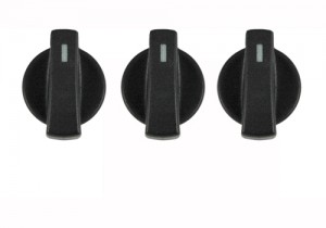 1990-93 Mustang A/C Control Knob (Sold As A Set Of 3)