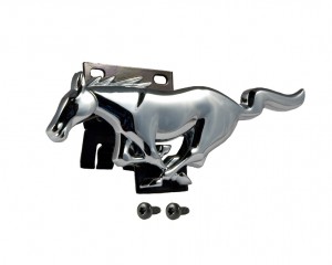 1994-2004 Mustang Chrome Running Horse W/ Bracket