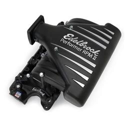 Edelbrock Performer RPM II intake, 5.0, black