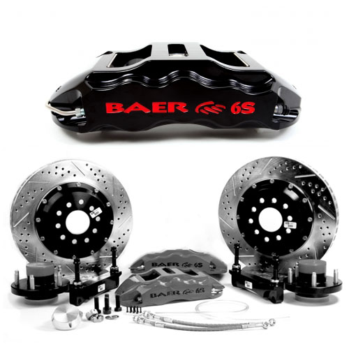 Baer Extreme+ 15, Front, 2014+ Corvette C7, Black