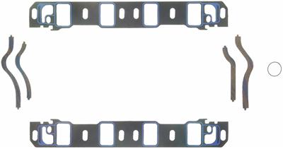 Fel-Pro Intake Gasket, Large Port, 5.0/302/351