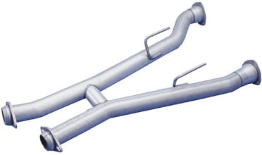 Flowtech H-pipe for long tube (12104/32104) - 1986-93 Mustang 5.0