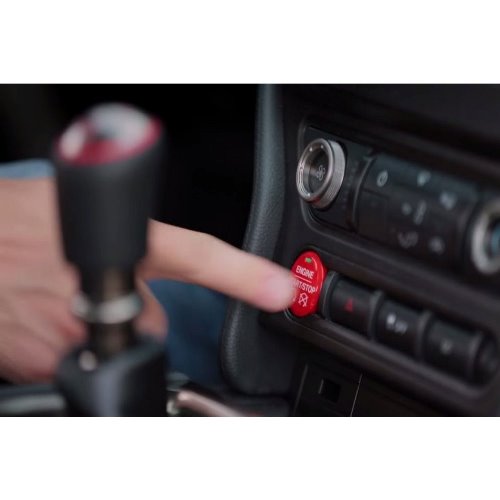 Ford Performance red start button