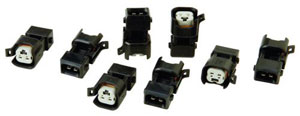 Fuel Injector adapters, new style injector to old harness