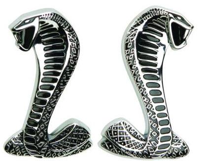 Ford Performance Cobra fender emblems, L and R