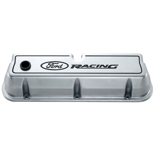 Ford Racing valvecovers, tall polished aluminum, small block Ford