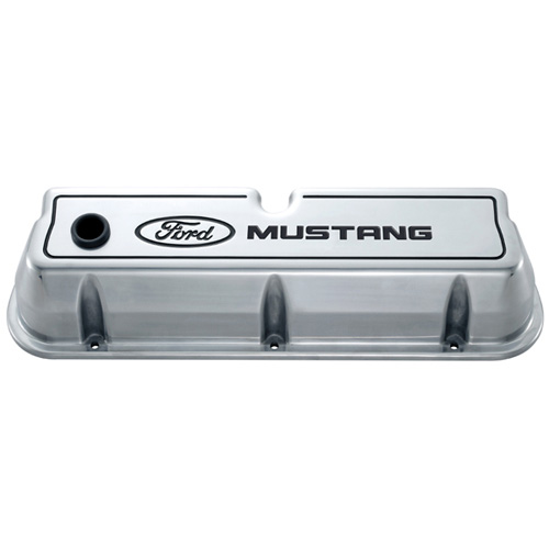 Ford Racing valvecovers, tall polished aluminum, small block Ford