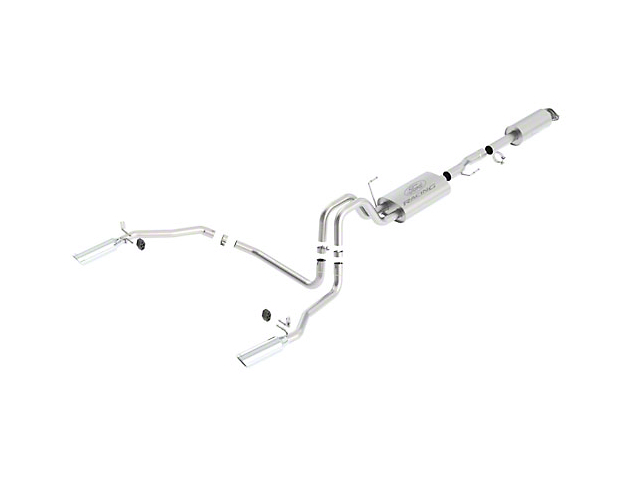 Ford Performance Touring catback dual exhaust system, 2011-2014 F150 5.0