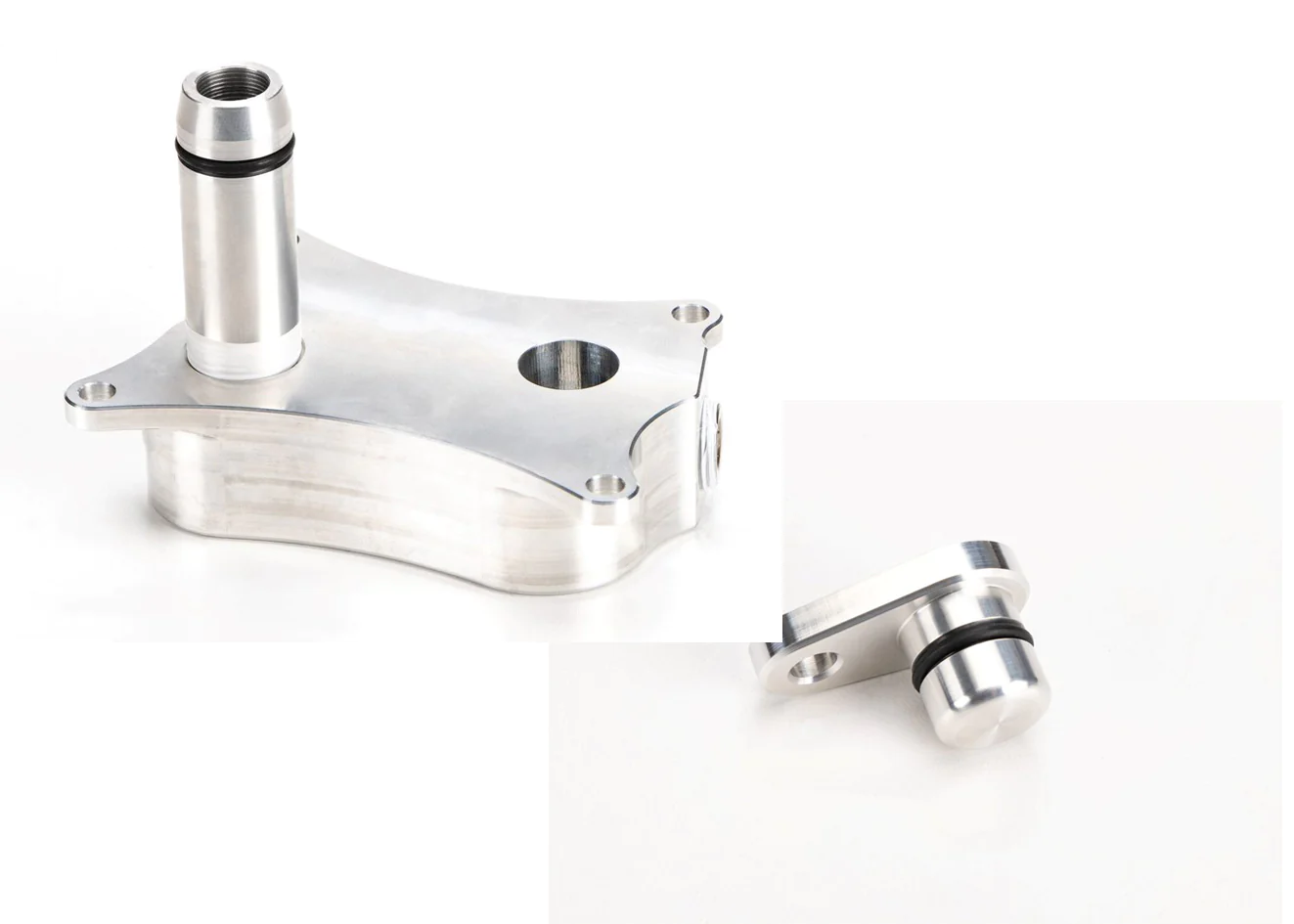 G-Force oil cooler and coolant block off, 7.3 Godzilla