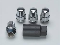 Gorilla Acorn Wheel Locks, 1/2 in. Thread, Chrome