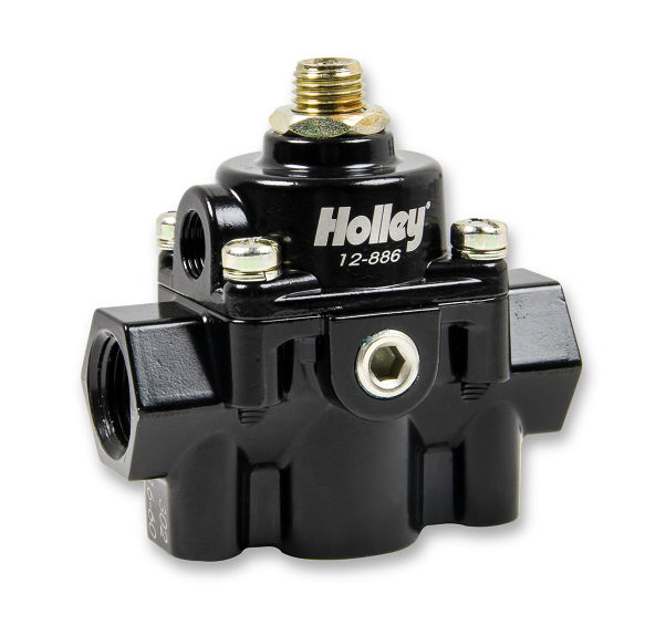 Holley Fuel Pressure Regulator return style, Die Cast, EFI 15-60 psi