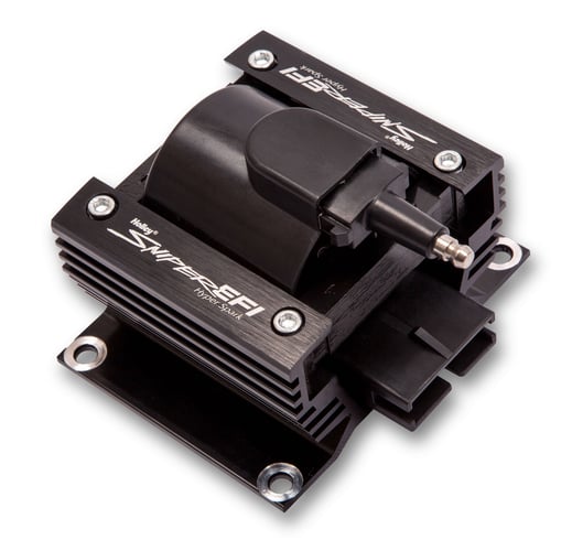 Holley Sniper EFI coil with heatsink mounting