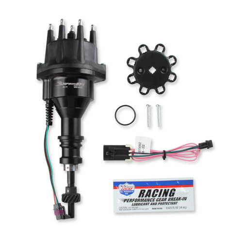 Holley Sniper EFI distributor, All Black, 289/302 cast gear