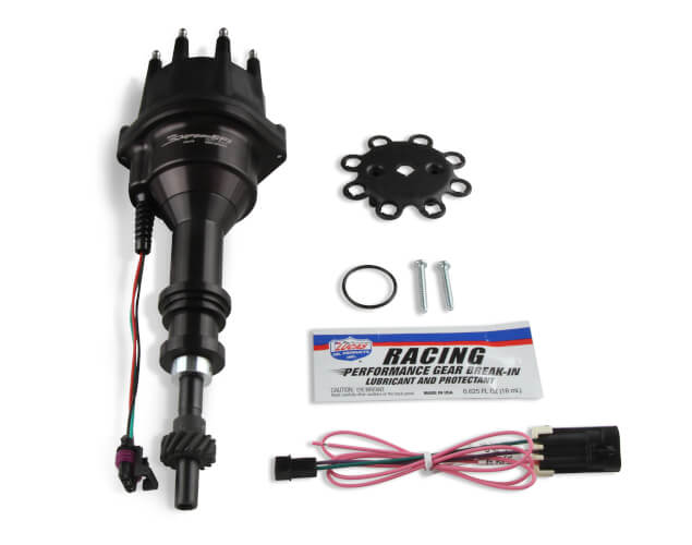 Holley Sniper EFI distributor, All Black, 351w cast gear