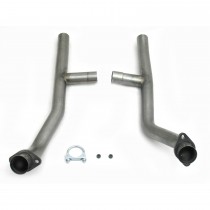 JBA H-pipe for 1650 Mid Length Headers, 1965-73 Mustang w/ Factory Trans