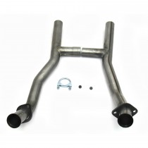 JBA H-pipe for 1650 Mid Length Headers, 1965-73 Mustang w/ AOD