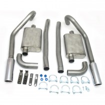 JBA Stainless Steel Exhaust System, 2.5 inch, 1967-70 Mustang