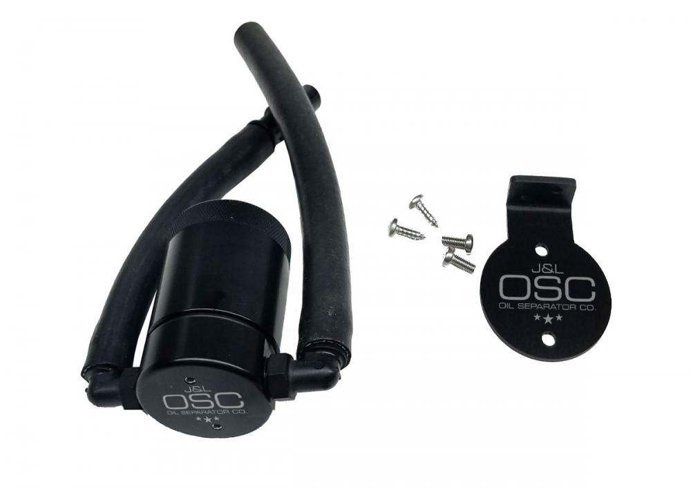 JL Oil Separator 3.0 Kit Driver Side, Black Anodized, 1999-2004 Ford Lightning