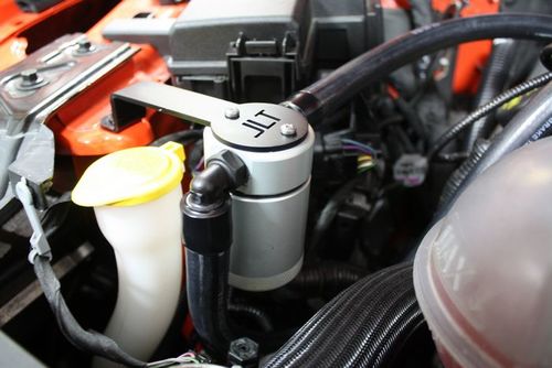 JL Oil Separator 3.0 Passengers, Black, 2015+ Mustang GT Whipple