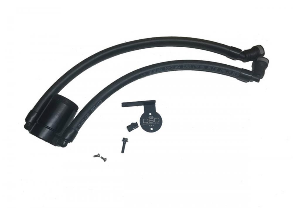 JL Oil Separator 3.0, Passenger side, Black, 2011-2014 Ford F-150 5.0L and 6.2L/SVT Raptor