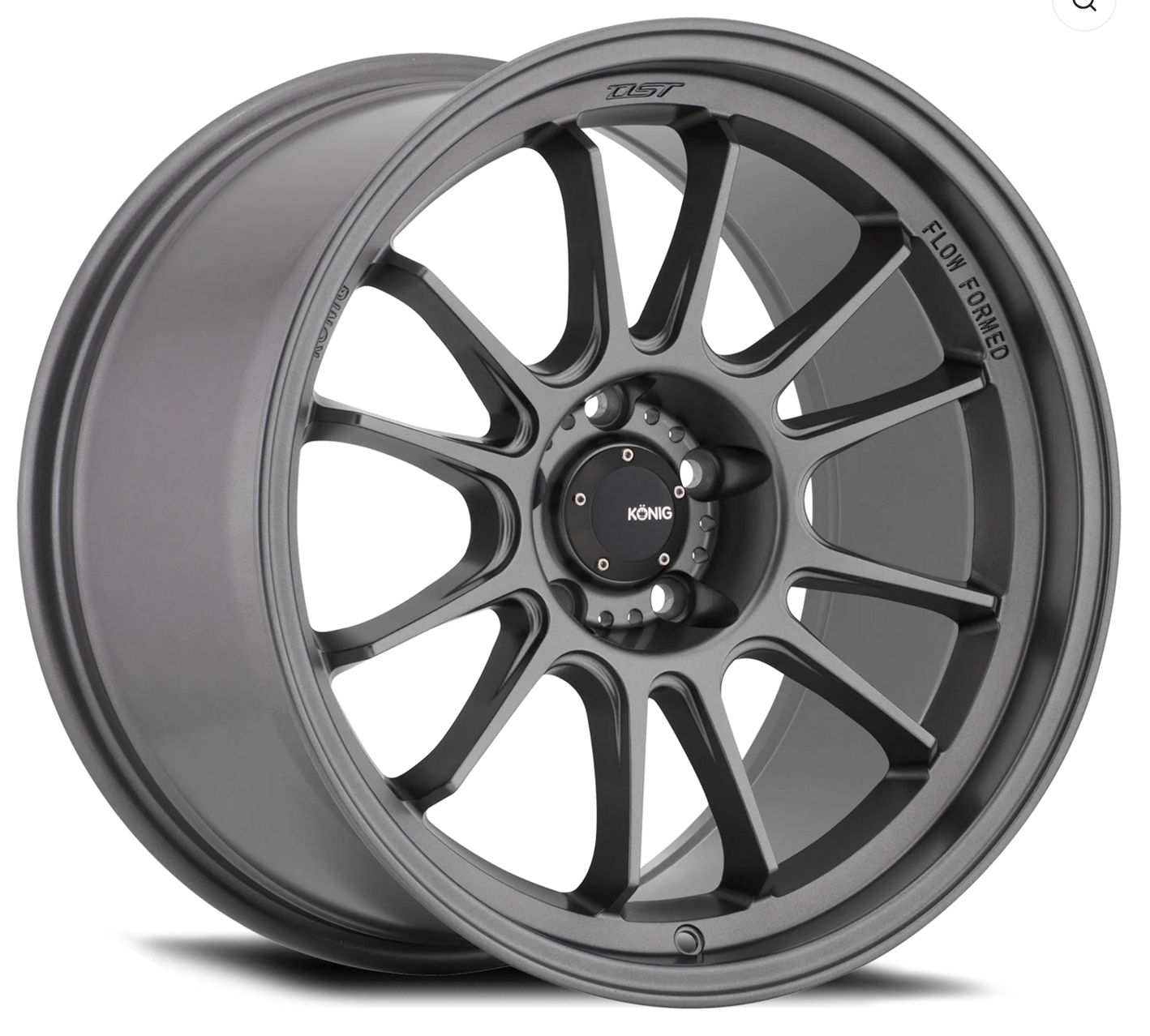 Konig Hypergram Wheel, 17x9, 5x4.5 bolt pattern; Mustang