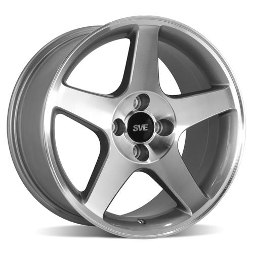 SVE 03 Cobra Wheels machined, 17x9, 4 bolt