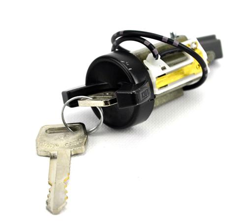 LRS Ignition switch lock cylinder with key, 1979-93 Mustang