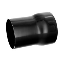 Cold air intake adapter tube for speed density, black.