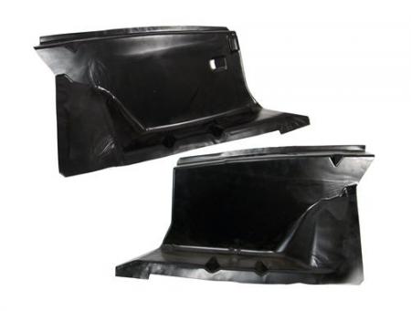 1979-93 Mustang Front Fender Apron Pair, Completely Smooth - No Holes!