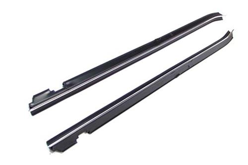 1988-93 Mustang Inner Door Belt Weatherstrip Pair Convertible