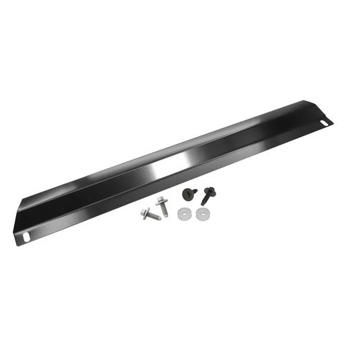 LRS Radiator hold down cover with bolts, black, 79-93 Mustang