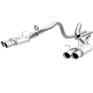 Magnaflow Catback 3 with dual tips, polished stainless, 2013-14 GT500