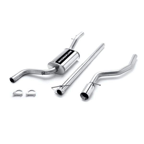 Magnaflow Stainless Exhaust, 00-03 Focus ZTS Sedan 4 tip