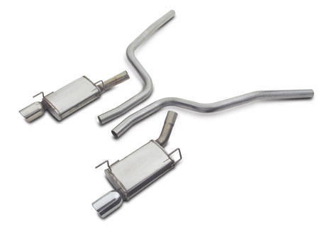 Magnaflow Cat-back exhaust system, 2.5 stainless, 2005-09 Mustang, GT500