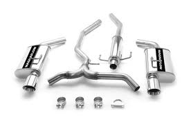 Magnaflow Stainless Exhaust, 05 + Fusion Sedan Dual rear exit