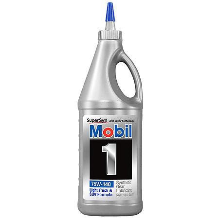 Mobil 1 Synthetic Gear Oil 75w90, .95L