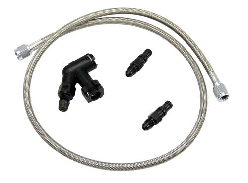 Mcleod Hydraulic Clutch Line and Bleeder, Braided Hose 36 in, 2005-20 Mustang