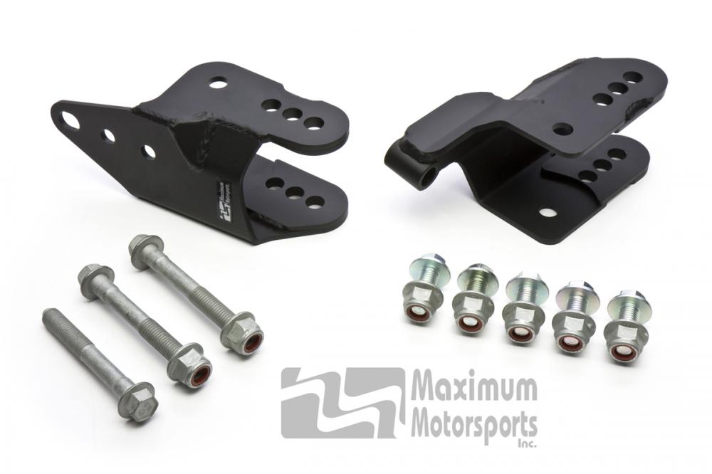 Maximum Motorsports Rear control arm relocation brackets, 2005-14 Mustang