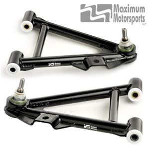 Maximum Motorsports Front Control Arms, 1979-93 Mustang Rev-offset (Delrin)